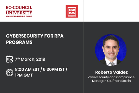 CYBERSECURITY FOR RPA PROGRAMS