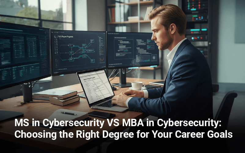 MS in cybersecurity vs MBA in cybersecurity