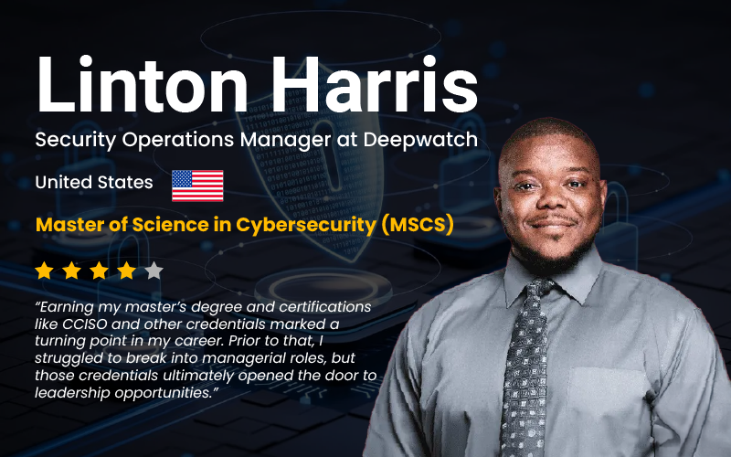 Cybersecurity alumni success story
