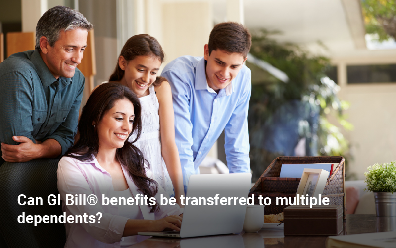 Transfer GI Bill Benefits to Multiple Dependents