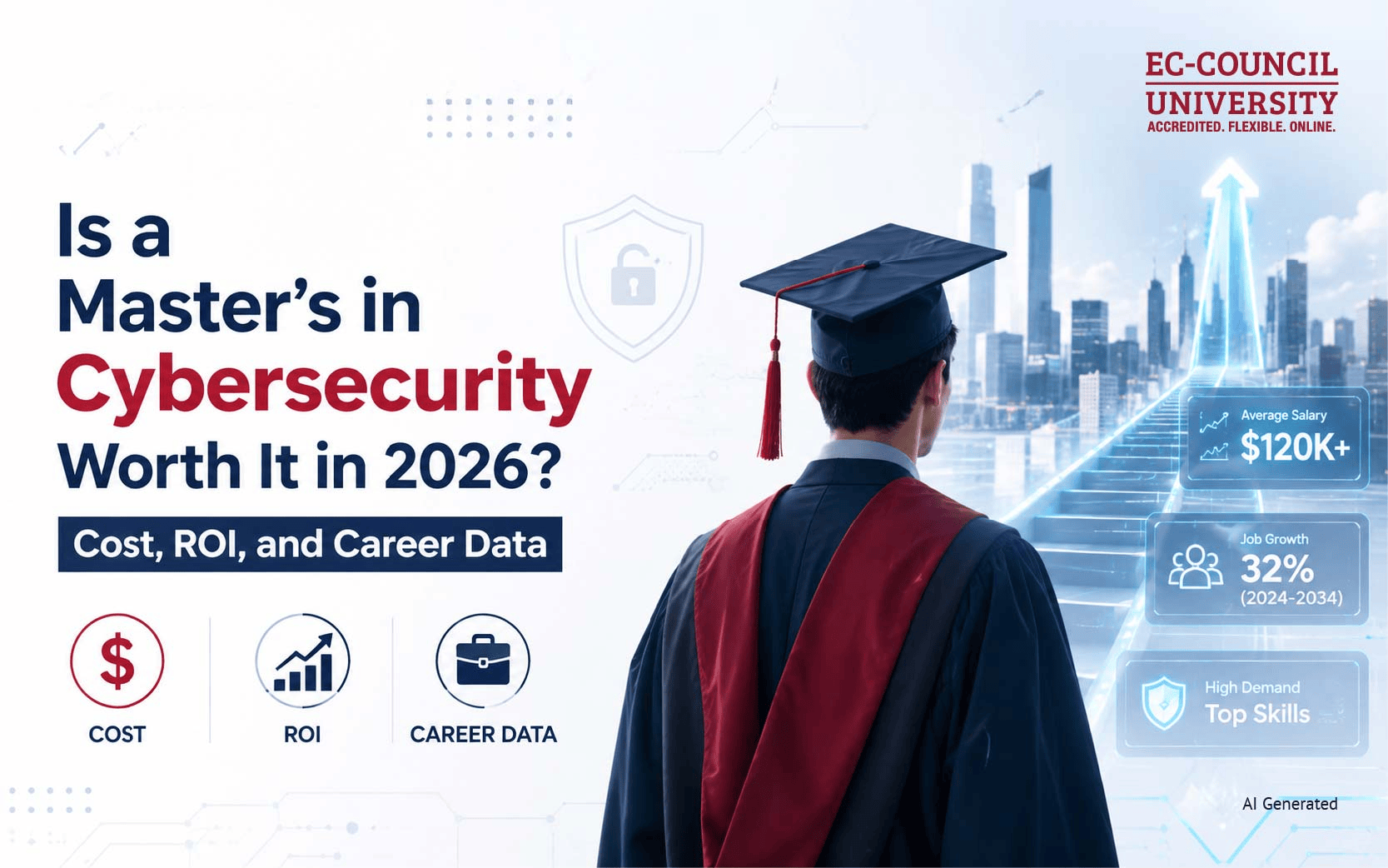Blog Banner - Is a Masters in Cybersecurity Worth It in 2026 Cost