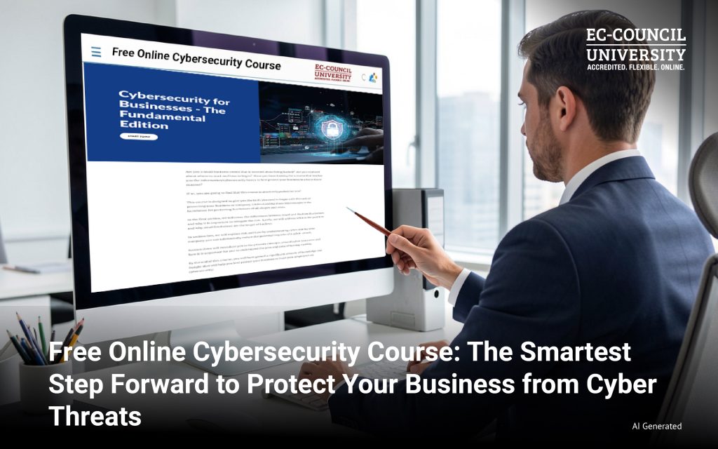 Feb-Blog_Free Online Cybersecurity Course- The Smartest Step Forward to Protect Your Business from Cyber Threats