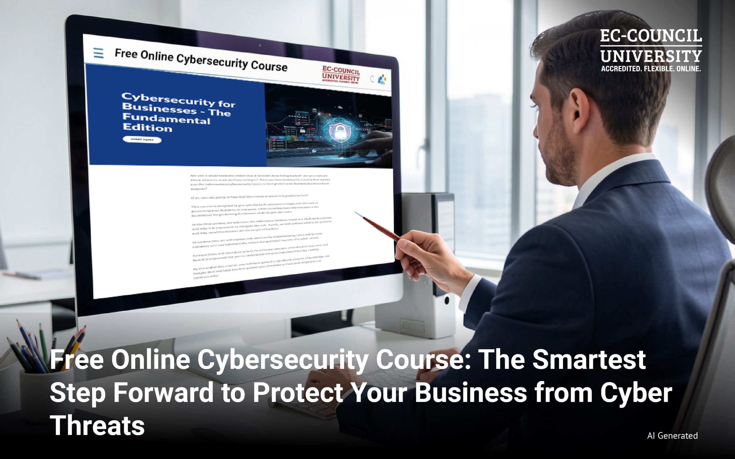 Feb-Blog_Free Online Cybersecurity Course- The Smartest Step Forward to Protect Your Business from Cyber Threats