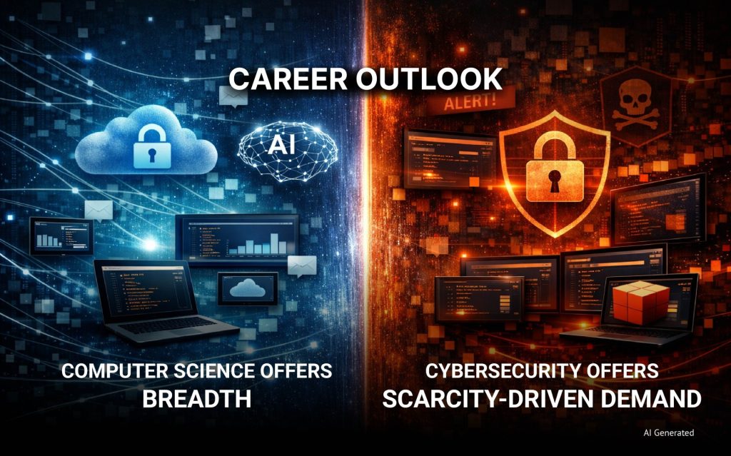 Blog Infographic 2 - Cybersecurity vs Computer Science Degree