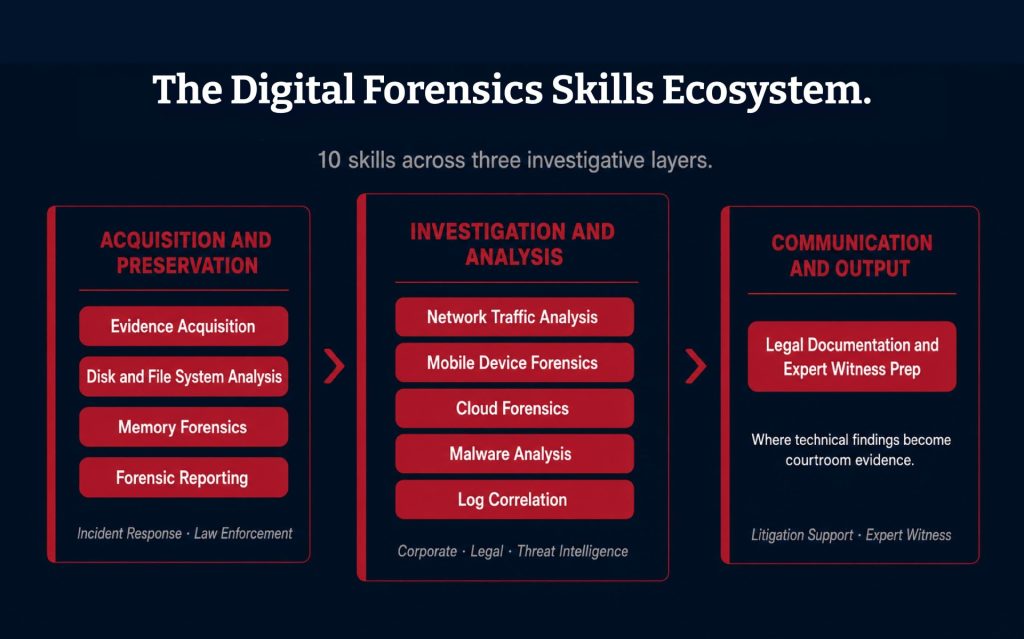 Infographic 1 - Top 10 Digital Forensics Skills and Tools Every MSCS Student Should Master