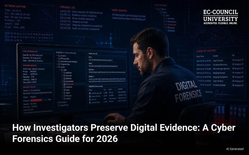 How Investigators Preserve Digital Evidence - Banner