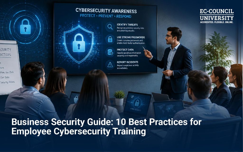 Blog Banner - 10 Best Practices for Employee Cybersecurity Training